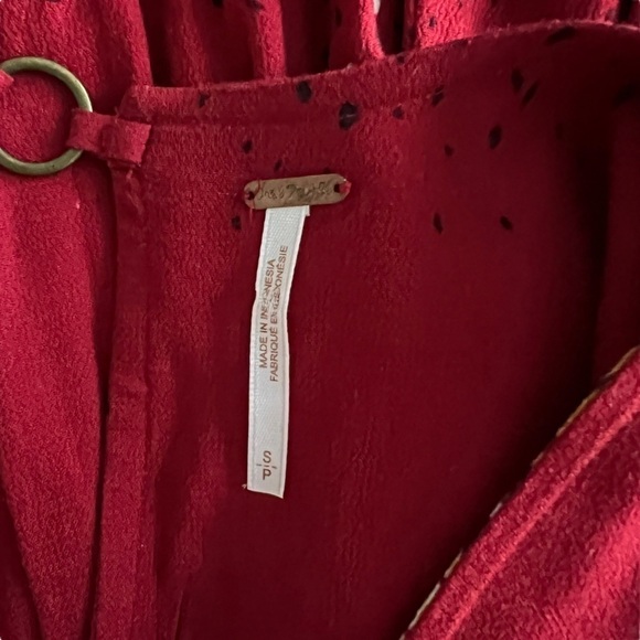 Free People Free - Lovely Day Printed Tunic Mini Floral Dress Sz S - Picture 8 of 11